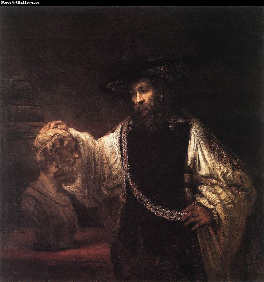REMBRANDT Harmenszoon van Rijn Aristotle with a Bust of Homer  jh